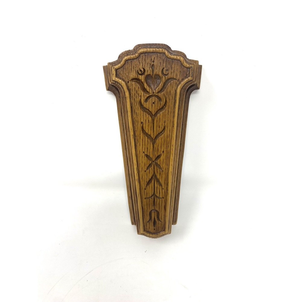 Vintage Homco Syroco USA Wall Pocket Vase MCM Decor 8”